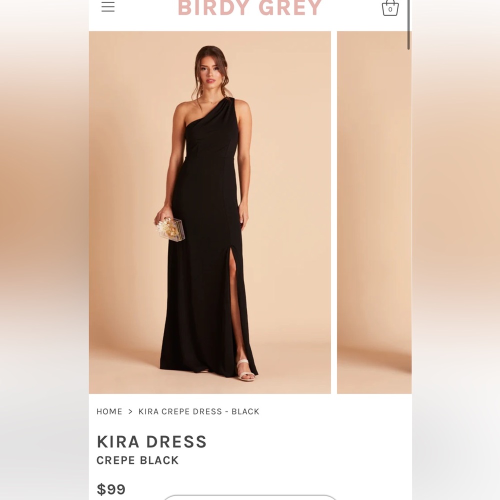 NEW WITH TAGS! Kira one shoulder crepe dress